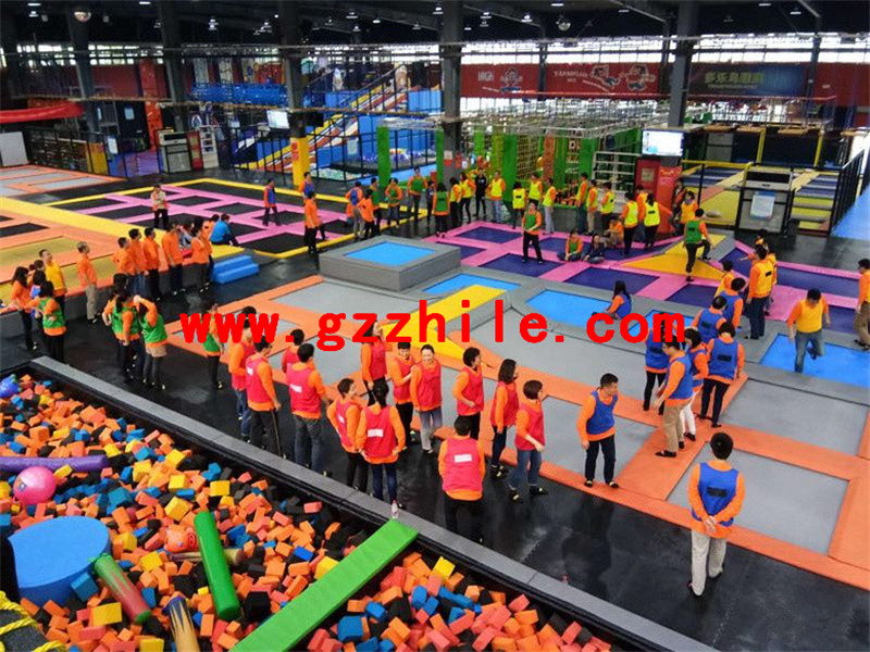 室內(nèi)兒童樂園-華東大型蹦床主題公園案例介紹